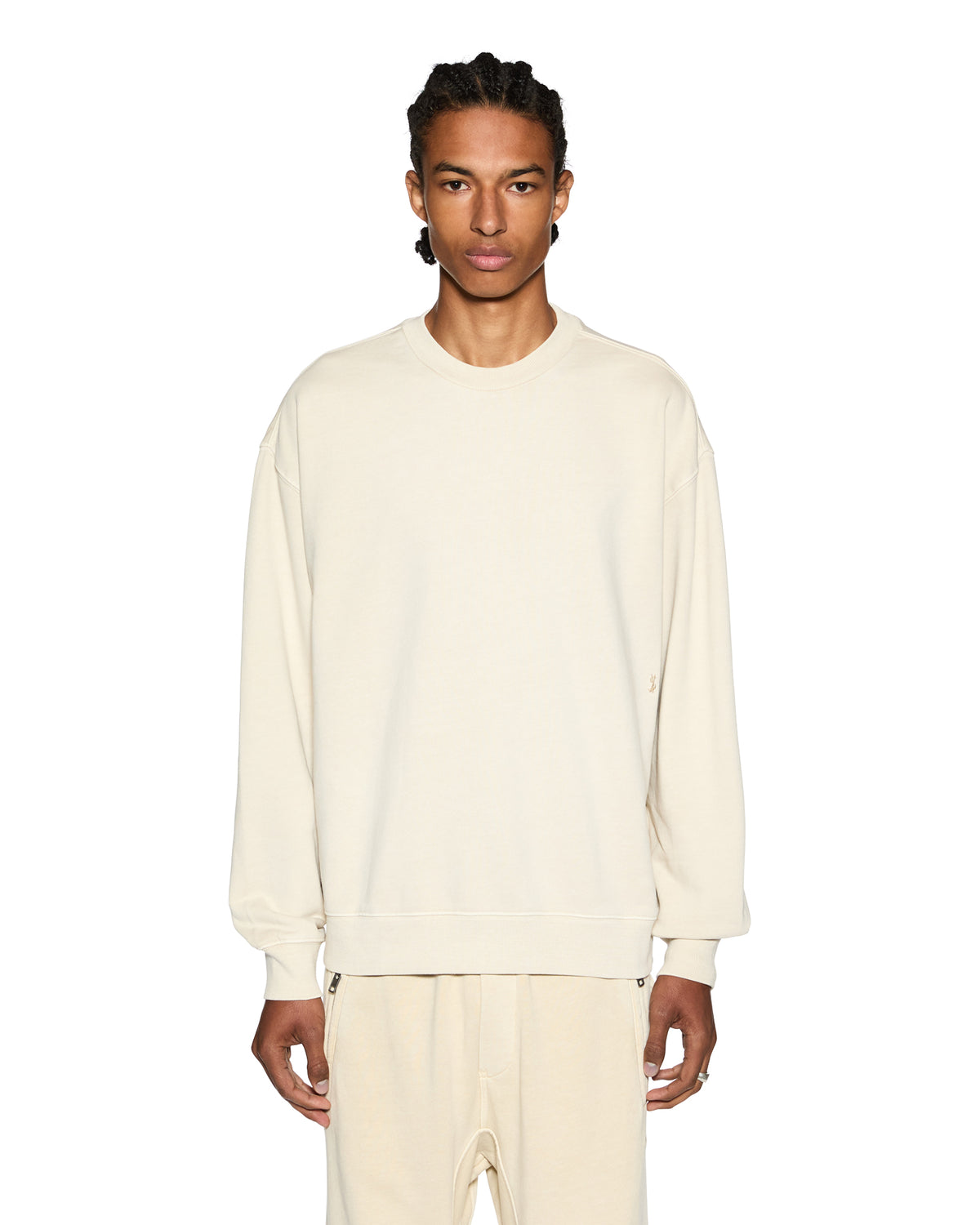 MENS 4 X 4 BIGGIE CREW DESERT FLEECE