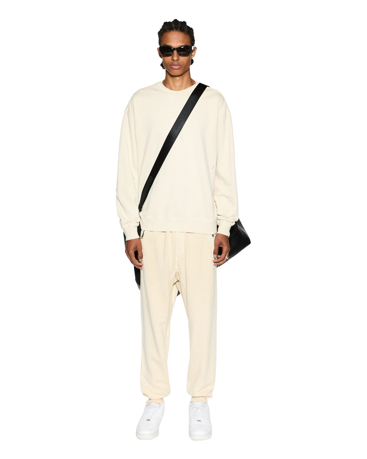 MENS 4 X 4 BIGGIE CREW DESERT FLEECE