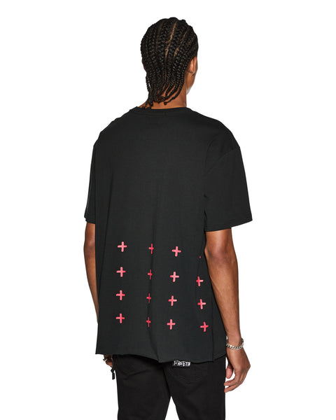 Mens 4x4 Biggie Ss Tee Black/red Tees | Ksubi ++