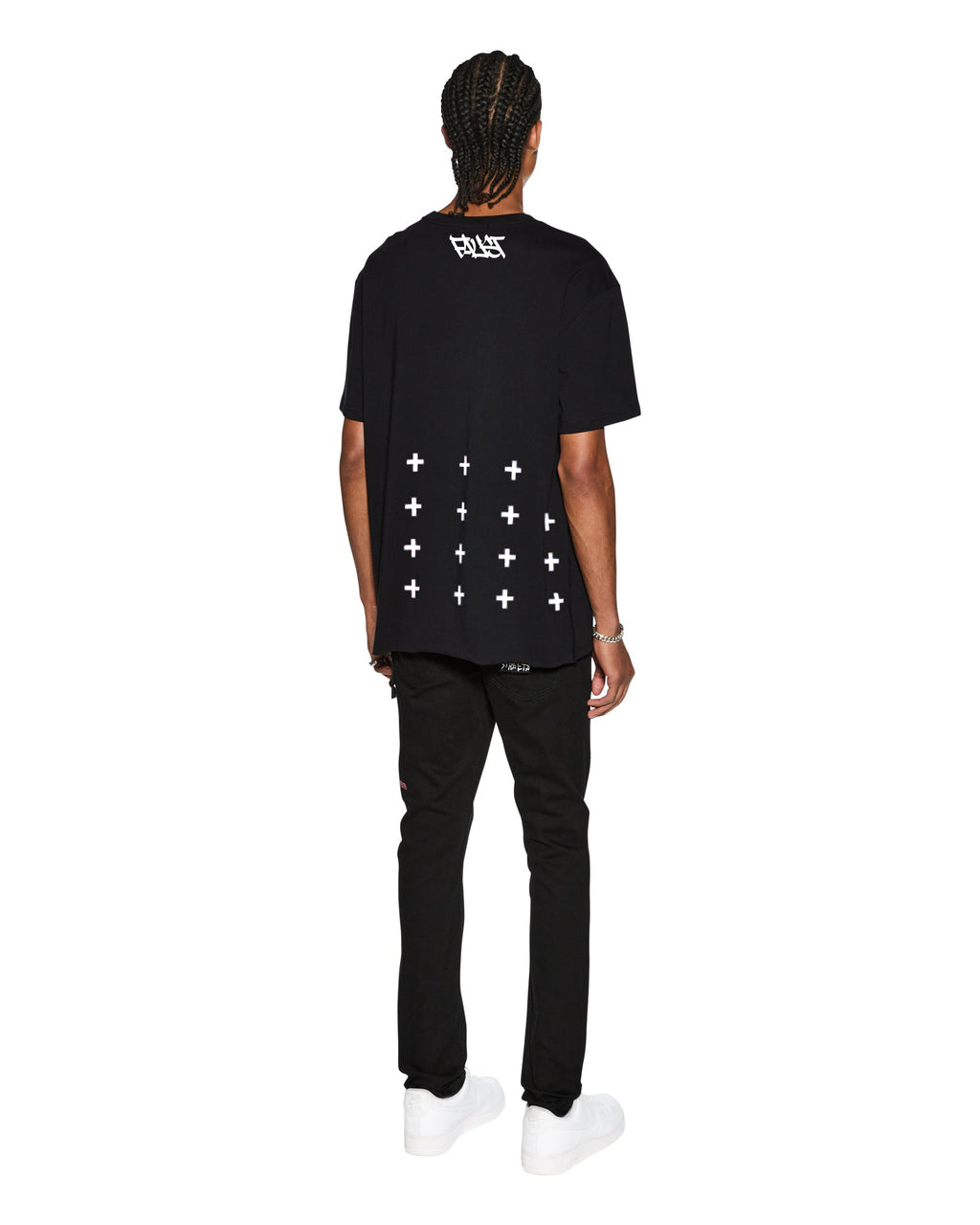 MENS FAUST BIGGIE SS TEE JET BLACK TEES