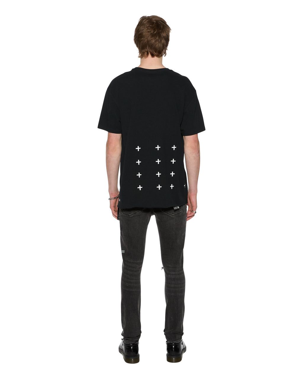MENS 4 X 4 BIGGIE SS TEE JET BLACK TEES