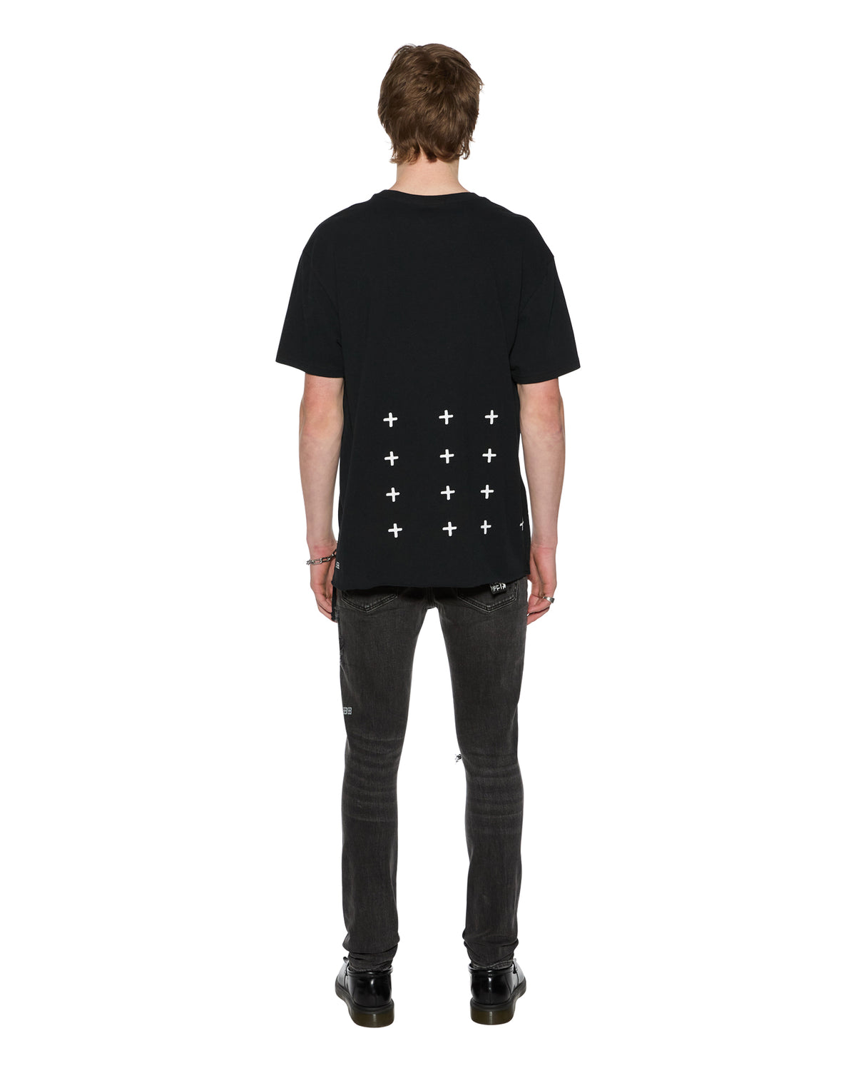 MENS 4 X 4 BIGGIE SS TEE JET BLACK TEES