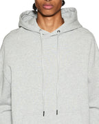 MENS 4 X 4 BIGGIE HOODIE GREY MARLE FLEECE