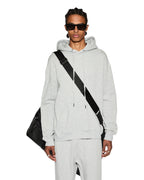 MENS 4 X 4 BIGGIE HOODIE GREY MARLE FLEECE
