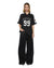 WOMENS  99 SS JERSEY BLACK BAGGY TEES