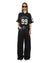 WOMENS  99 SS JERSEY BLACK BAGGY TEES