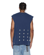 MENS ALL DAY BIGGIE CUT OFF TEE DEEP TEES