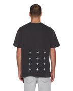 Mens Allday Biggie Ss Tee Faded Black Oversized Tees - Black