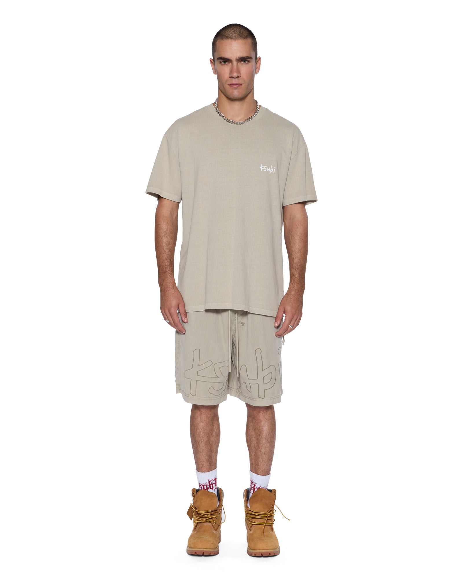 MENS  ALLDAY BIGGIE SS TEE TERRA OVERSIZED TEES