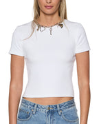 WOMENS ARISE SS TEE WHITE TEES