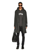 Mens Baddies Biggie Hoodie Faded Black Oversized Fleece - Black