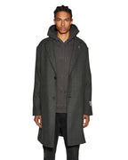 Mens Battery Coat Herringbone Regular Jackets - Grey