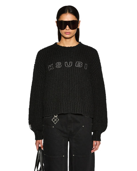THE SHISHIKUI 　COLOR KNIT / BLACK 商品 – SHISHIKUI