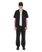 Mens Costa Resort Ss Shirt Black Regular Shirts - Black