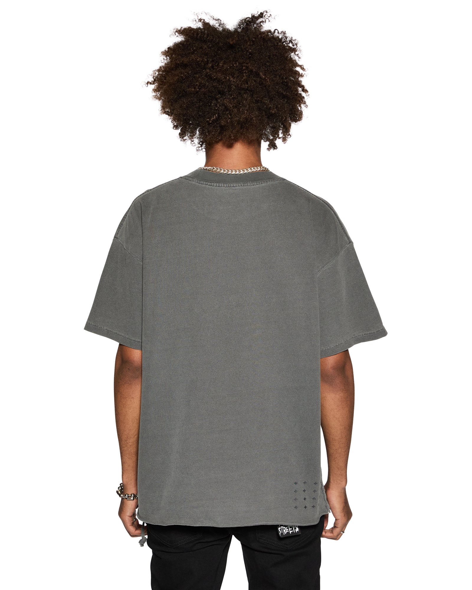 MENS DEAD EKCESS SS TEE CHARCOAL TEES