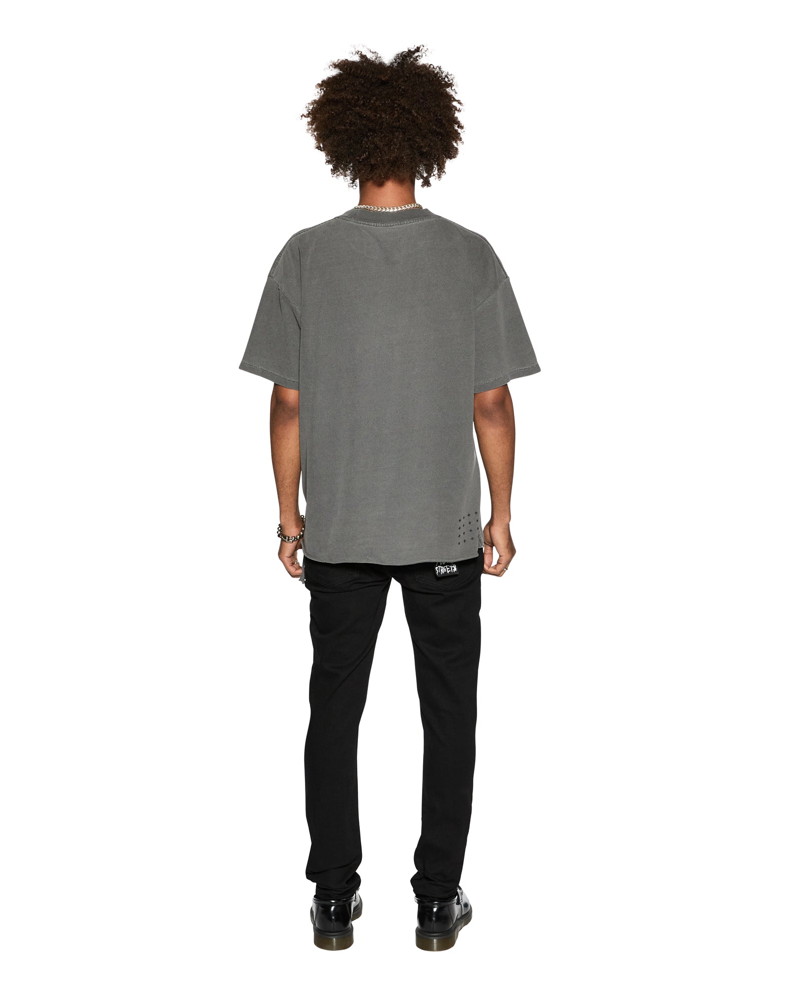 MENS DEAD EKCESS SS TEE CHARCOAL TEES