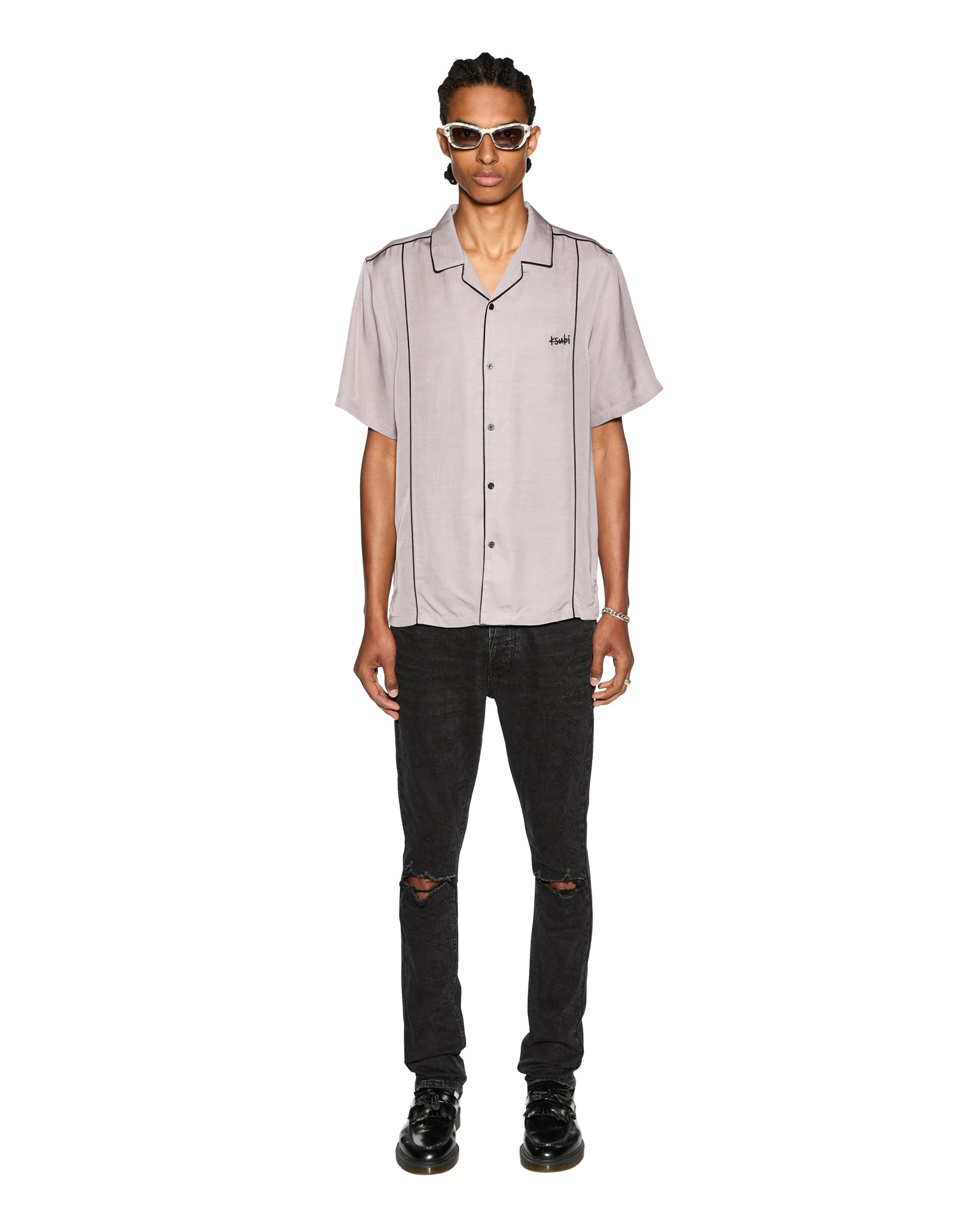 DOWNTOWN RESORT SS SHIRT HAZE