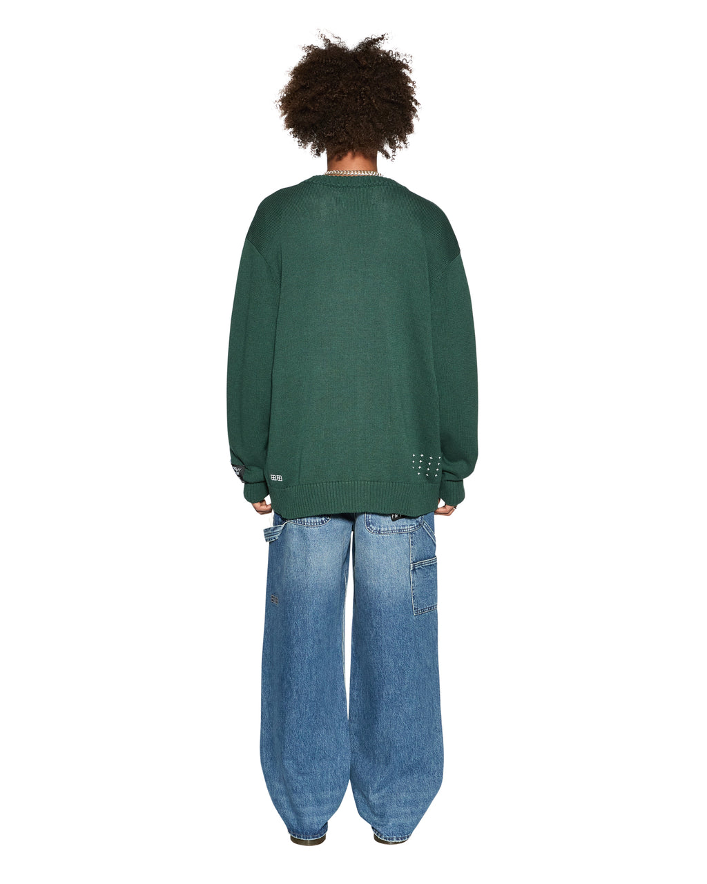 Mens Dug Out Knit Cardigan Military Regular Knitwear - Khaki