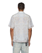 Mens Eternity Ekcess Resort Ss Shirt Oversized Shirts - Blue