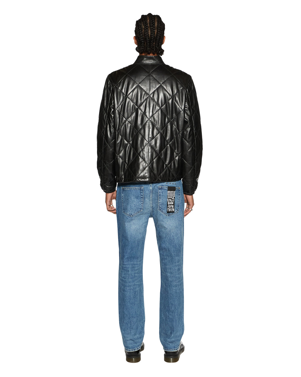 MENS ECLIPSE QUILTED BOMBER BLACK JACKETS