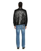 MENS ECLIPSE QUILTED BOMBER BLACK JACKETS
