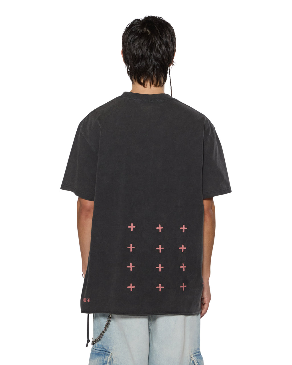 MENS ISLAND BIGGIE SS TEE FADED BLACK TEES