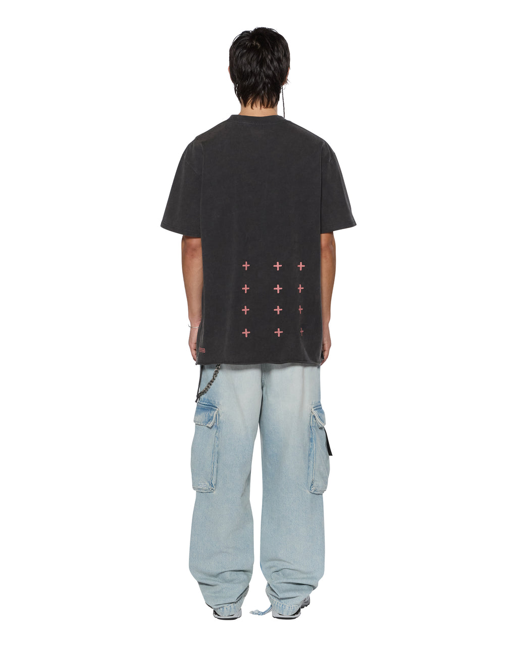 MENS ISLAND BIGGIE SS TEE FADED BLACK TEES