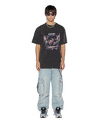 MENS ISLAND BIGGIE SS TEE FADED BLACK TEES