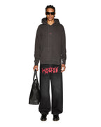 Mens Maxx Sabbath Black Baggy Denim Jeans - Black
