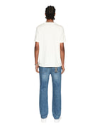 Mens Idols Kash Ss Tee Vintage White Regular Tees - White