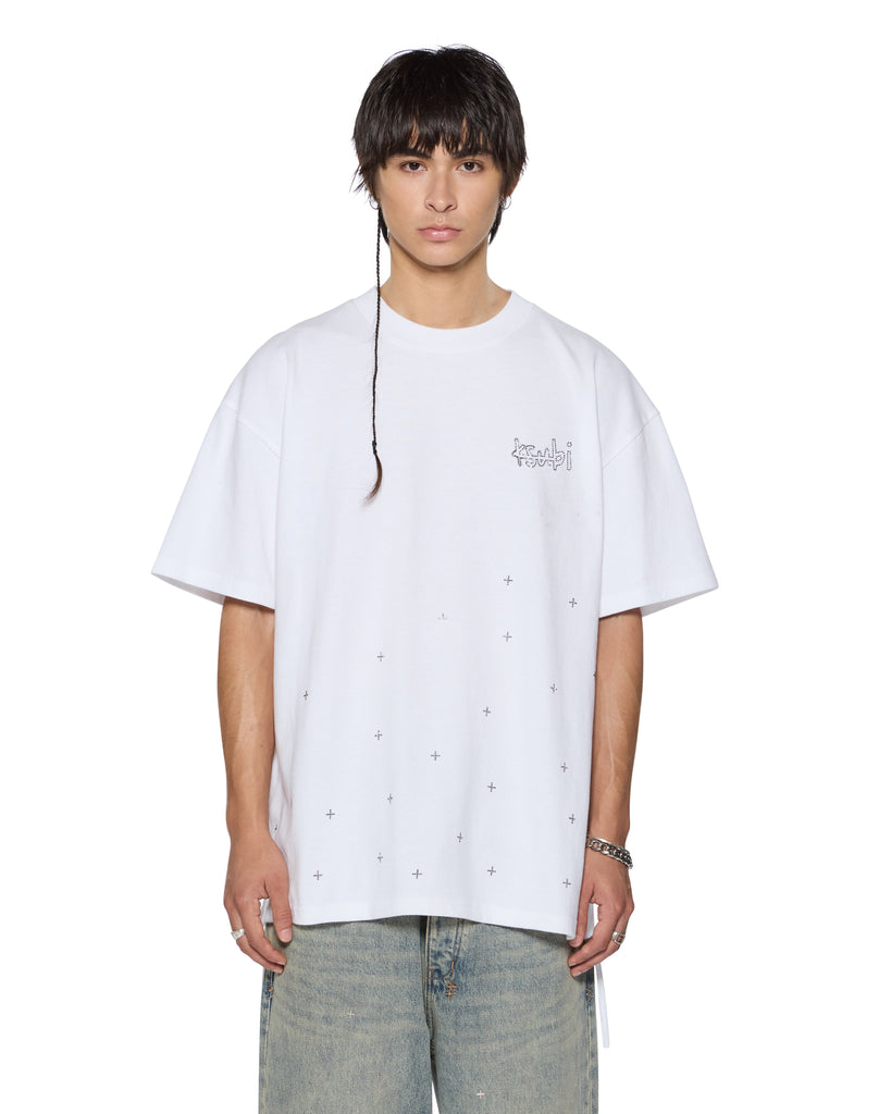 Mens Kplus Ekcess Ss Tee Tru White Tees | Ksubi ++