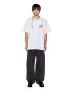Mens Kursed Ekcess Ss Tee True White Oversized Tees - White