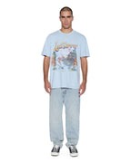 MENS LAST SUMMER BIGGIE SS TEE BLUE MIST TEES