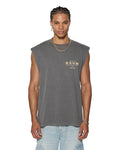 LOCK CUT OFF TEE CHARCOAL