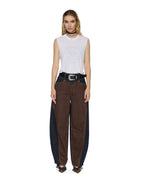 WOMENS BARREL JEAN ORIGINAL SPLICED DENIM JEANS