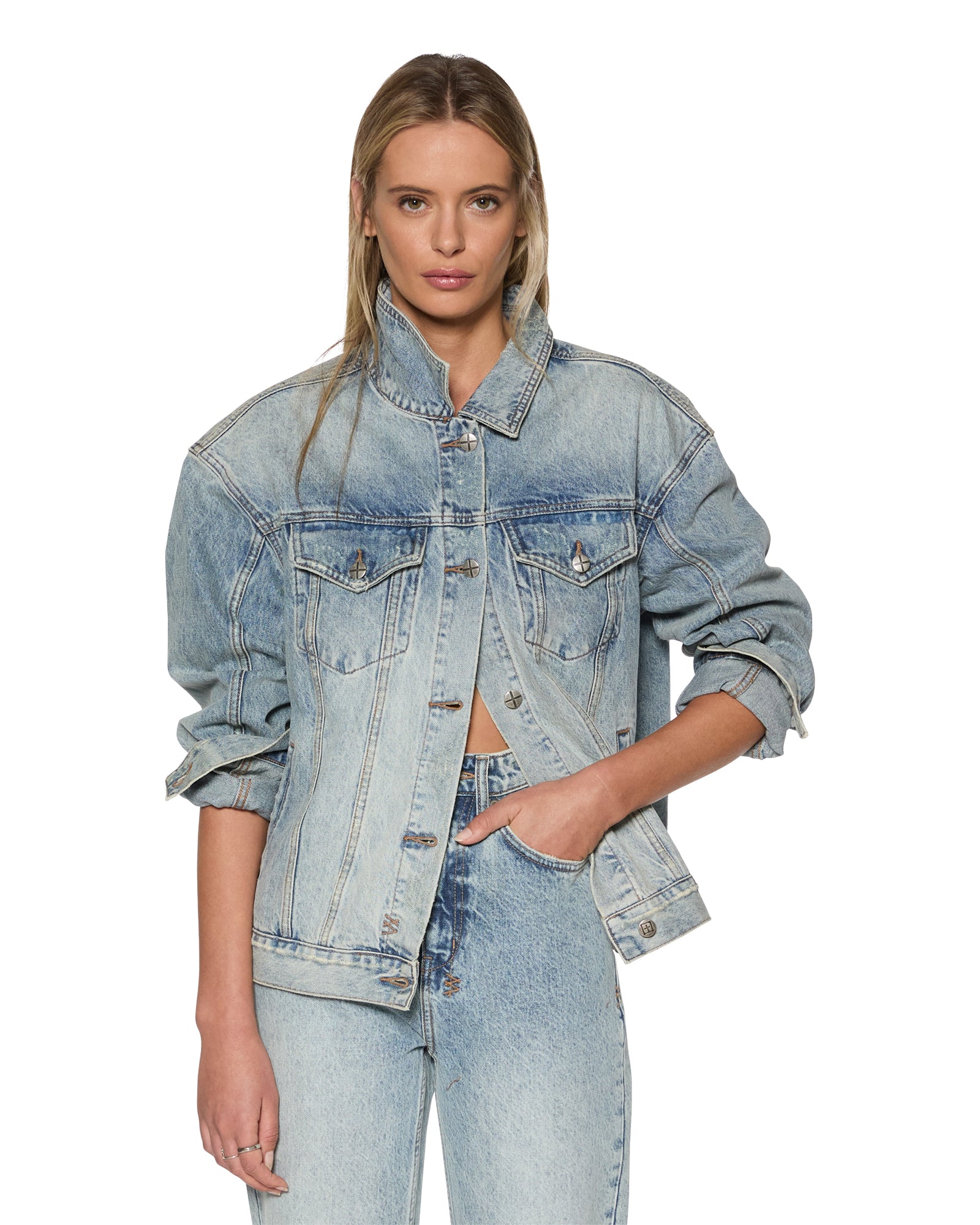 Ksubi Oversized Karma Jacket Denim S