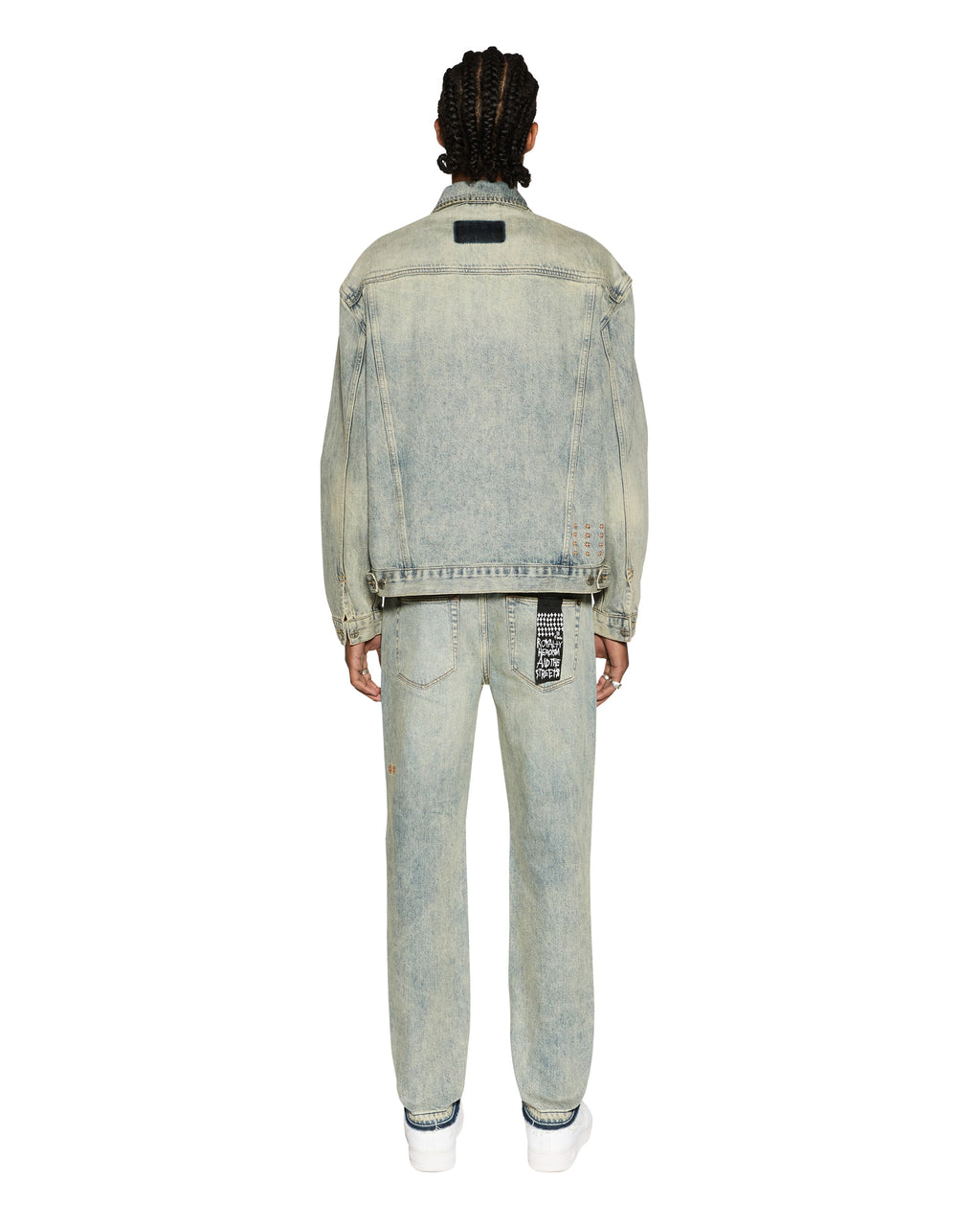 Mens Oh G Jacket Stagelight Oversized Jackets - Denim