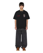 Mens Playoff Ekcess Ss Tee Jet Black Oversized Tees - Black
