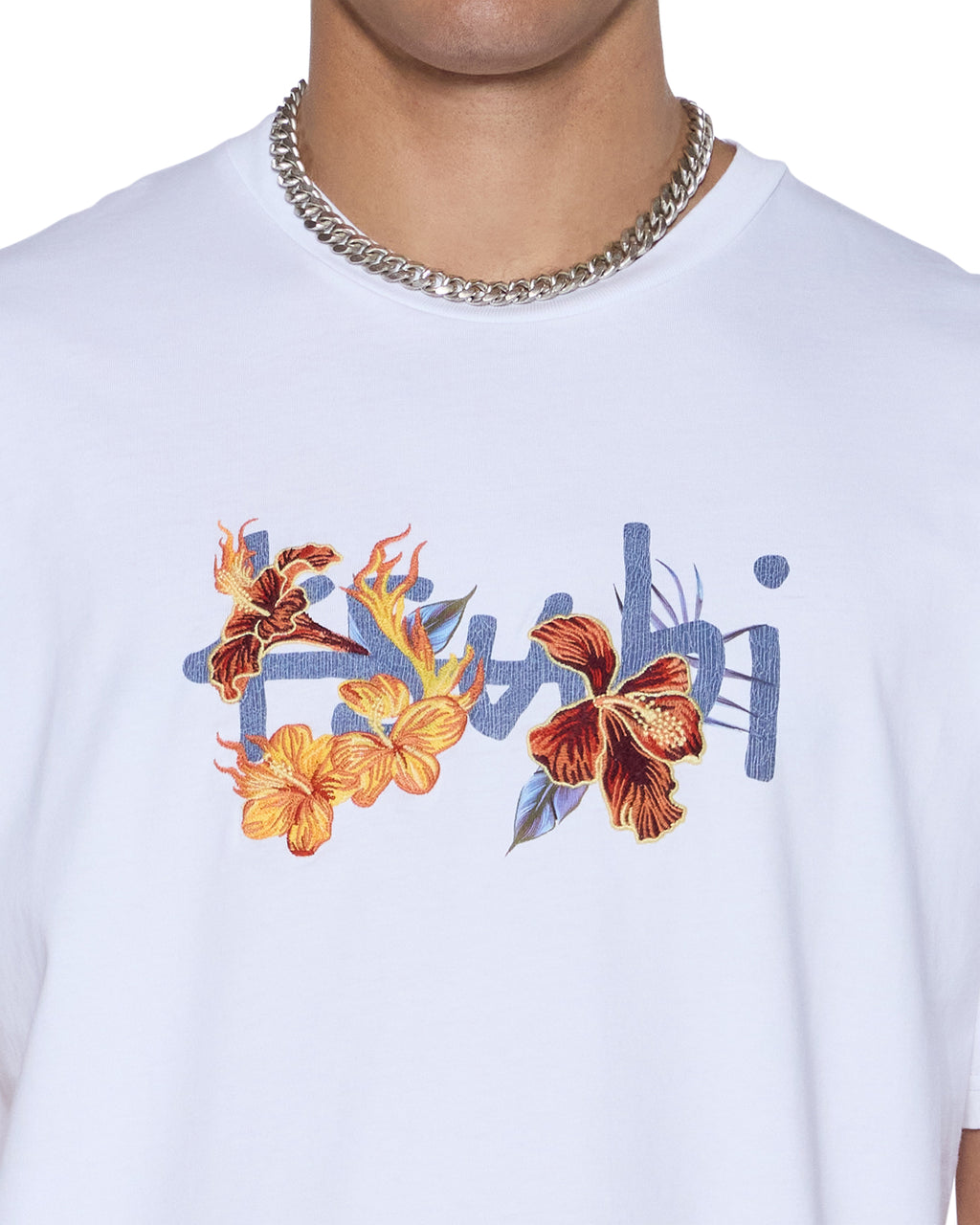 Mens Romeo Biggie Ss Tee Tru White Oversized Tees - White