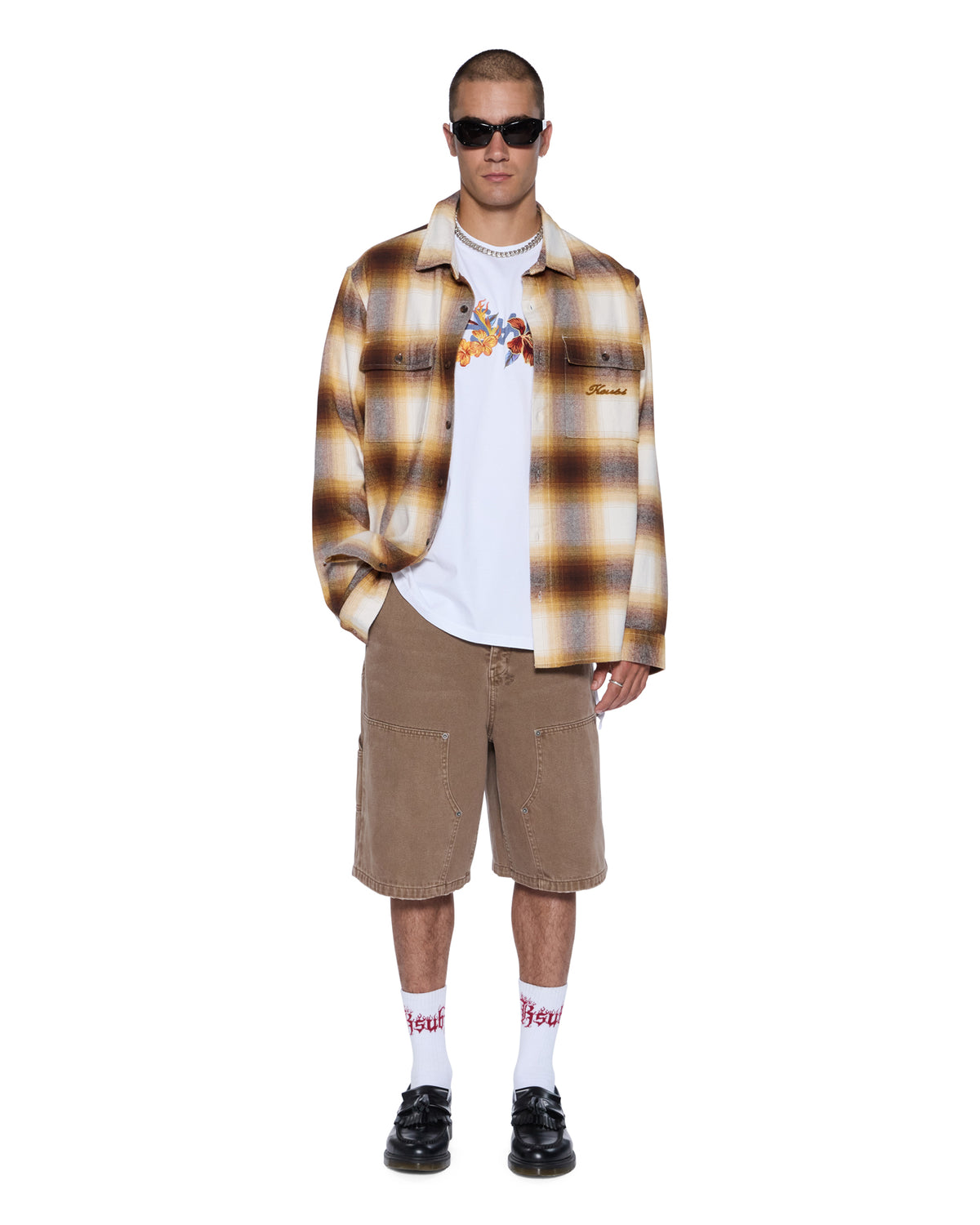 Mens Romeo Biggie Ss Tee Tru White Oversized Tees - White