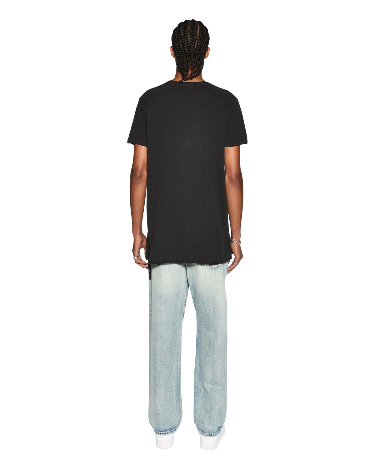 MENS SEEING LINES SS TEE BLACK TEES