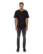 Mens Sin Again Biggie Ss Tee Jet Black Oversized Tees - Black