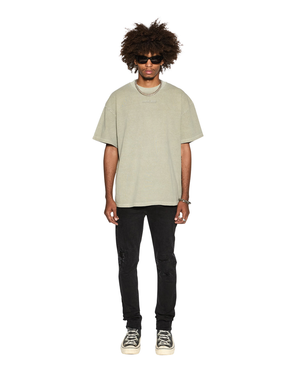 Mens Sott Ekcess Ss Tee Outback Oversized Tees - Khaki
