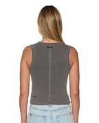 WOMENS SYNDICATE XTRA REWORK COAL FASHION TOPS