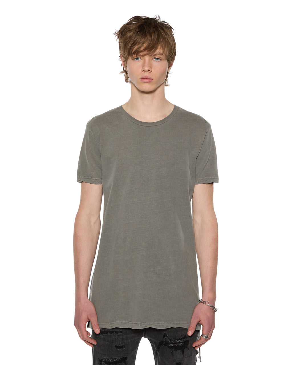 MENS SIOUX SS TEE VINTAGE GREY TEES