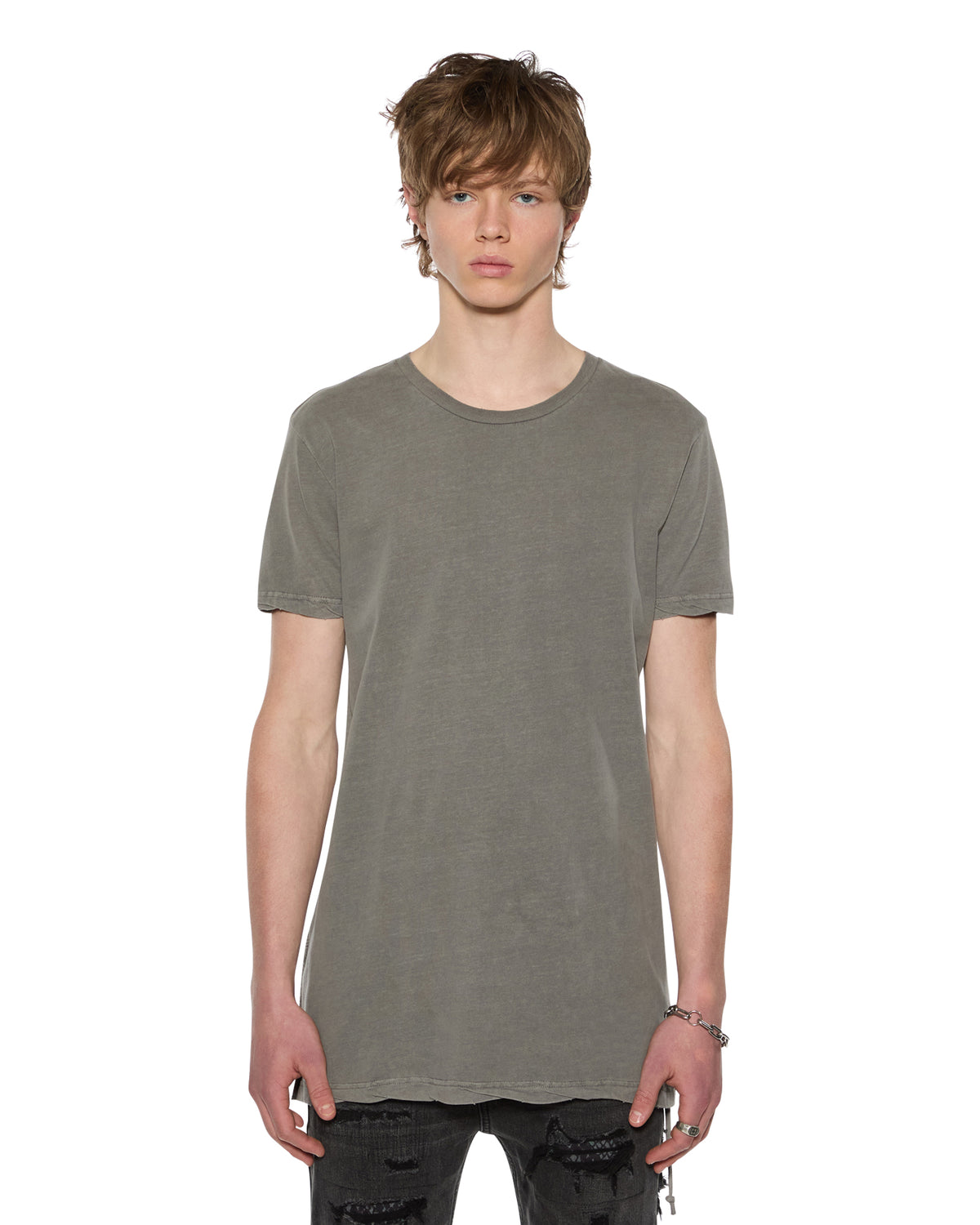 MENS SIOUX SS TEE VINTAGE GREY TEES