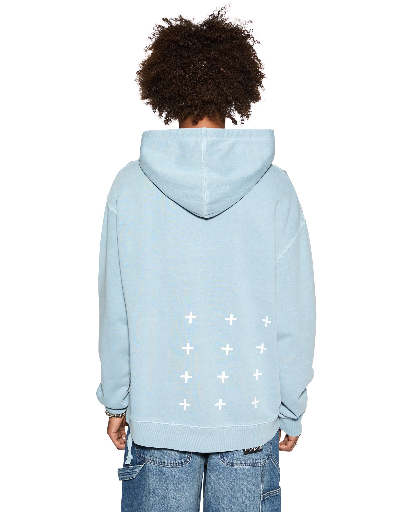 SKRIPT BIGGIE HOODIE ICE BLUE