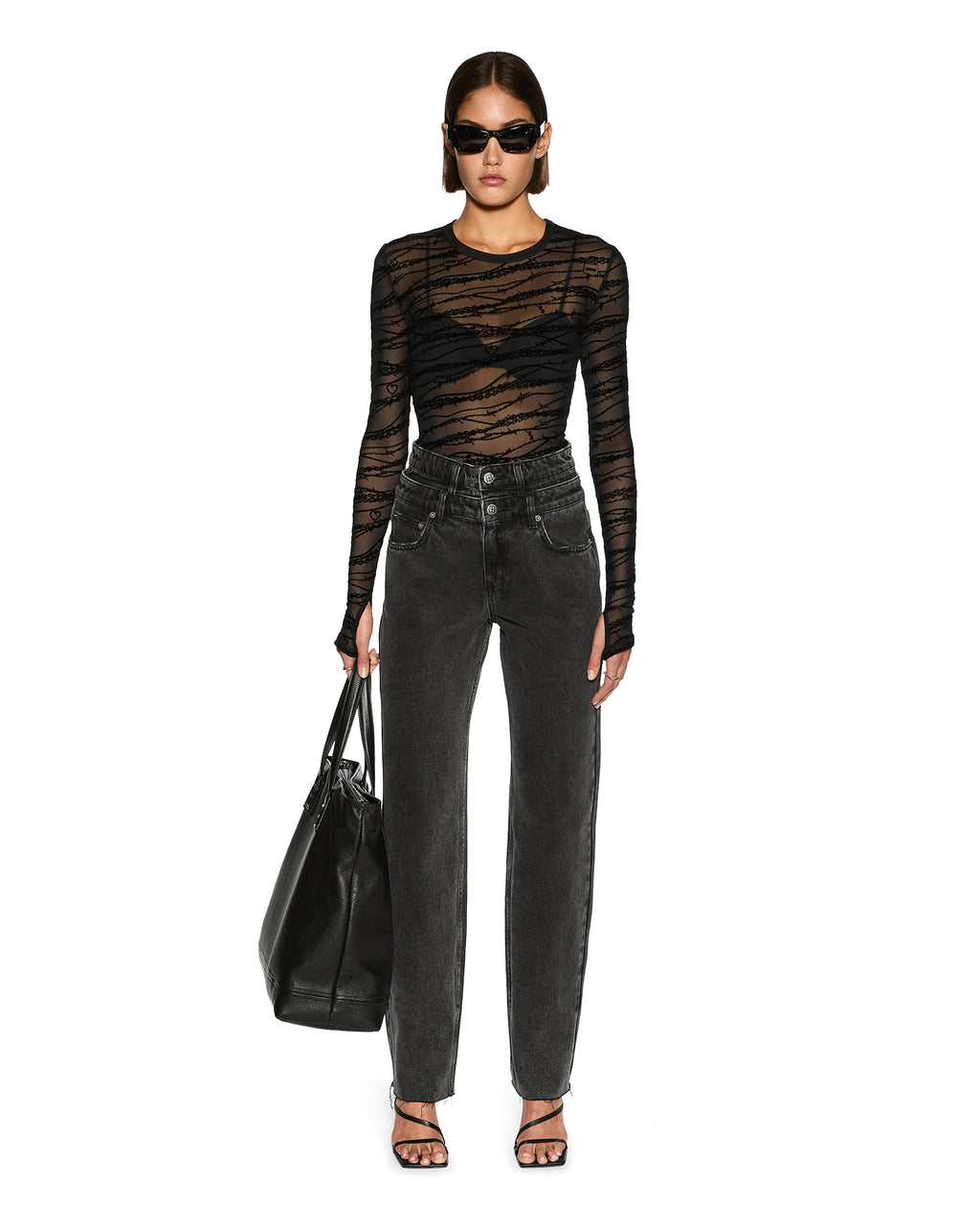 WOMENS PLAYBACK REWORK SHADOW DENIM JEANS