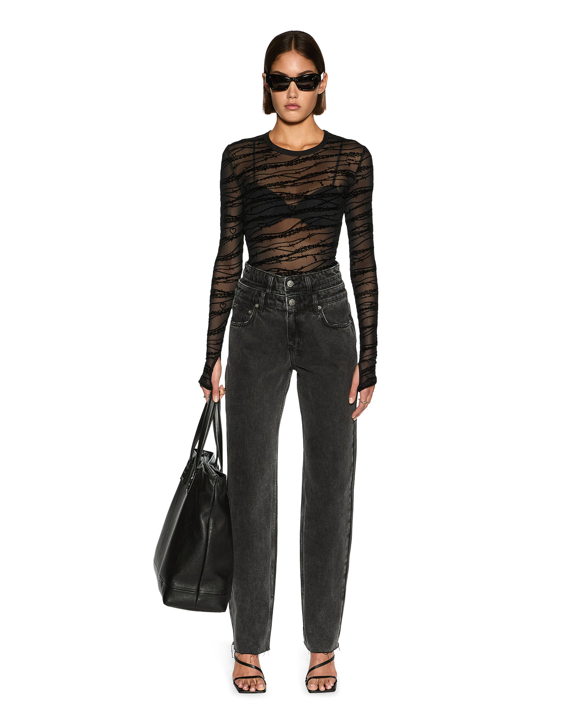 WOMENS PLAYBACK REWORK SHADOW DENIM JEANS