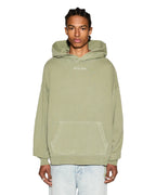 Mens Sott Ekcess Hoodie Moss Oversized Fleece - Green